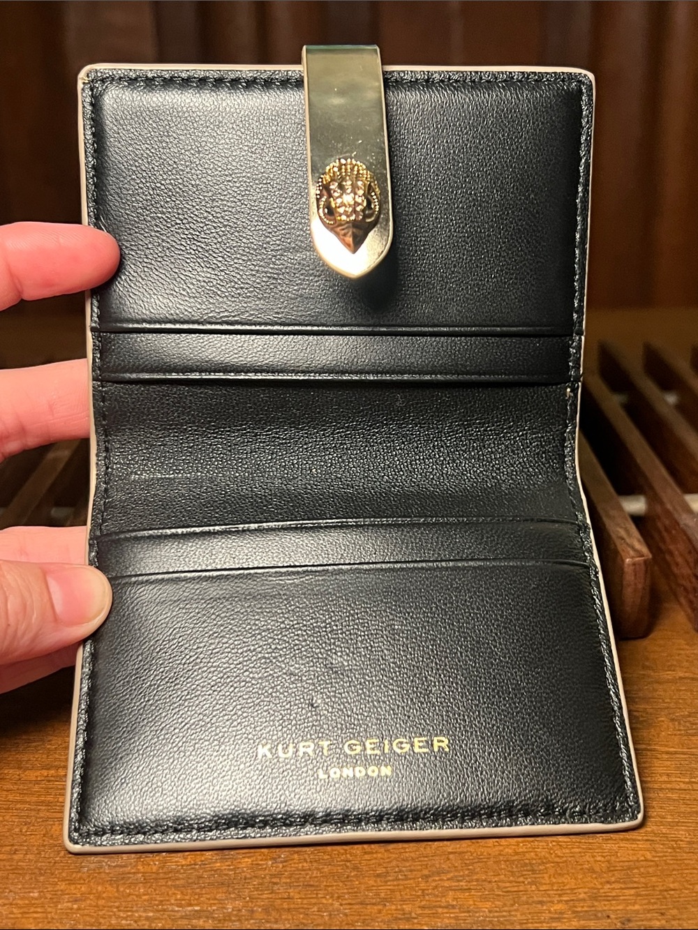 EUC Kurt Geiger Metallic Tricolor Card Wallet - Picture 3 of 3